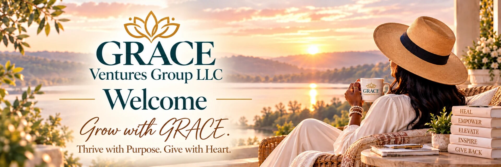 Welcome to GRACE Ventures Group LLC: Grow with GRACE. Thrive with Purpose. Give with Heart.